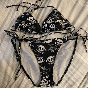 Skull bathing suit